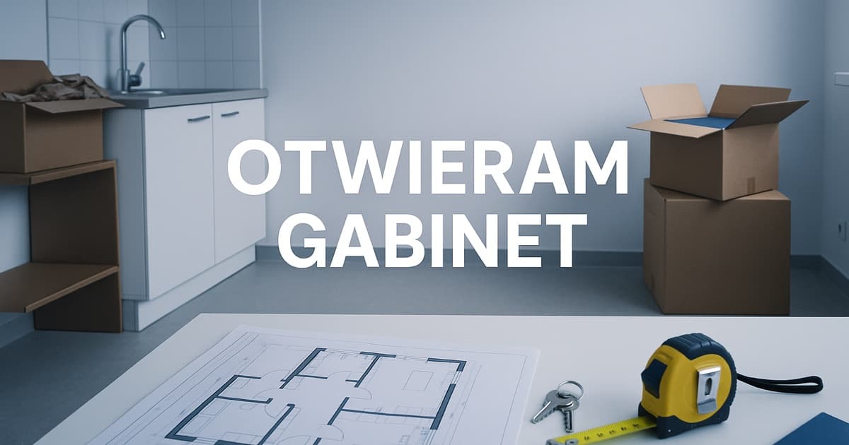 Nowy gabinet w przygotowaniu do otwarcia