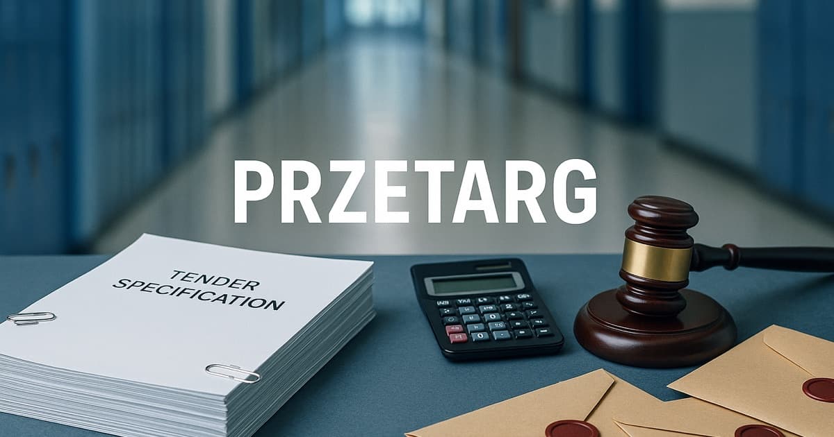 Dokumentacja przetargowa na sprzątanie szkoły