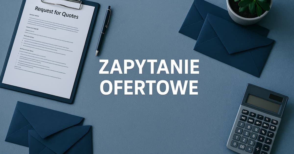 Zapytanie ofertowe na sprzątanie wspólnoty — dokument i oferty na stole zarządu