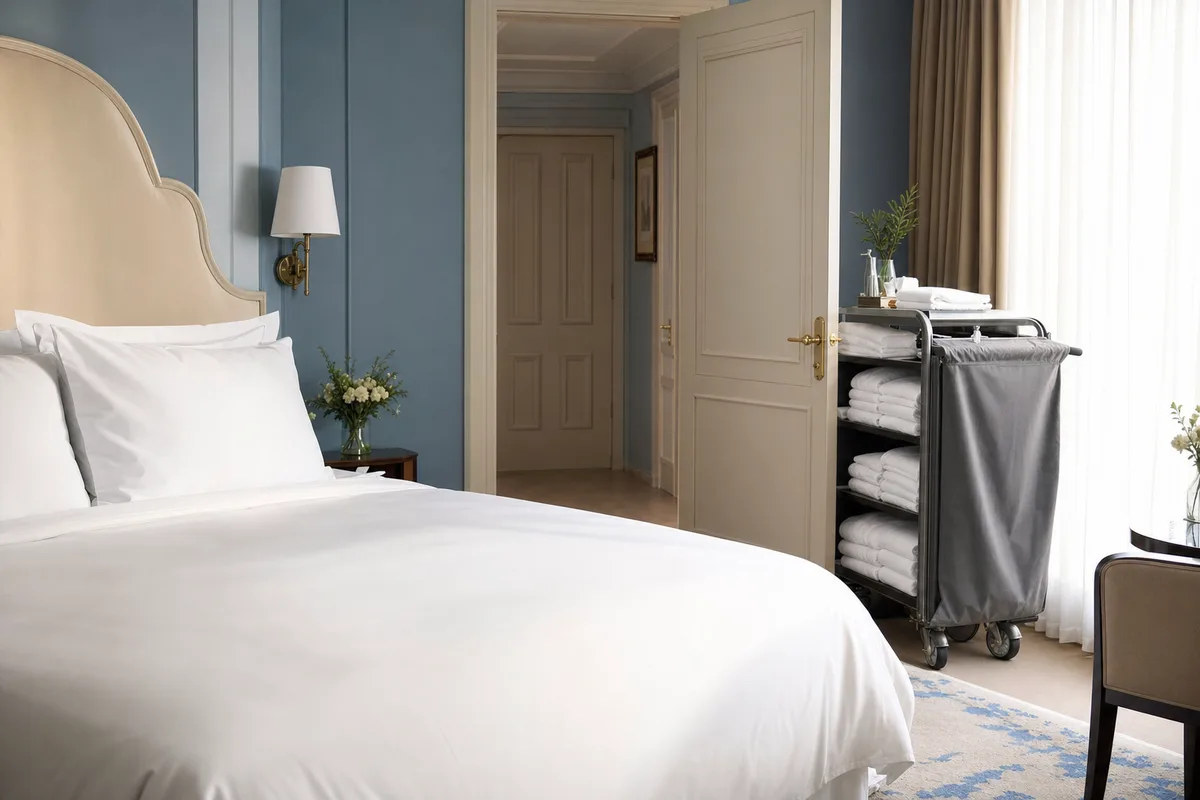 Housekeeping pokoju hotelowego w Krakowie — Reefa sprzątanie hoteli i hosteli Stare Miasto, Kazimierz
